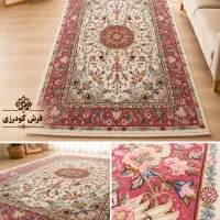 جفت ۶ متری تبریز ۴۰ رج گل ابریشم نو