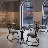 میز و صندلی رستورانی طرح ماهلین