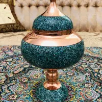 شکلات خوری مسی فیروزه کوبی نونو