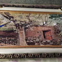 تابلو فرش کاملا نو فقط از تو کارتنش باز کردم