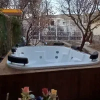 جکوزی 6 نفره نشیمن دار و نصب رایگان