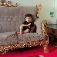 با سلام مبل سلطنتی هفت نفره سالم نو قیمت مناسب