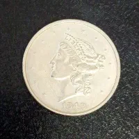 سکه خارجی بی نظیر وبزرگ کلکسیونی