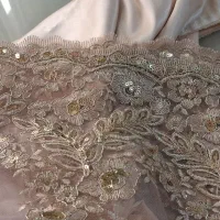 پارچه مجلسی گیپور با آستر مناسب هدیه و دوخت