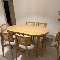 صندلی پشت حصیری ناهارخوری جدید