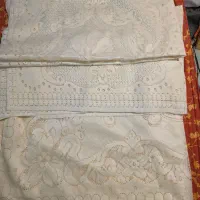 روتختی دونفره گیپور سه تکه با دو روبالشی