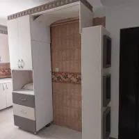 کابینت دست دوم با هود و سینک و گاز رومیزی