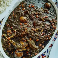 سبزی خورشتی سرخ شده