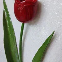 تابلو دکوراتیو فوق برجسته لاله