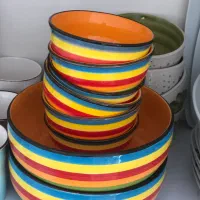 ظرف ۸ تیکه رنگین کمان