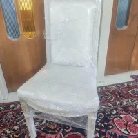 مبل تکی سفید کرم