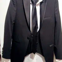 ست کت وشلوار نو نو همراه پیراهن وجلیقه کروات