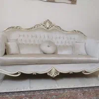 مبل استیل ۹نفره با میز ناهارخوری ۶نفره