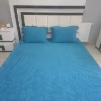 سرویس تخت و کمد سفید