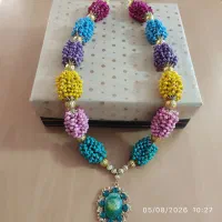 گردنبند میخک و مهلو سنتی و رولباسی