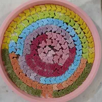 قند و نبات رنگی گیاهی طعم دار