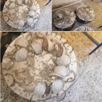 یک جفت لوستر با لامپ ال ادی روشن و سالم