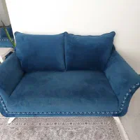 مبل دونفره و۳نفره رنگ سورمه‌ای