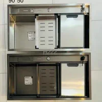 عمده تک سینک باکسی استان گاز توکار هود شیرالاتSK86
