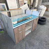 میز پیشخوان ارتفاع۱۱۰طول۱۵۰عمق۴۵