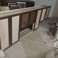 کابینت فلزی درب MDF