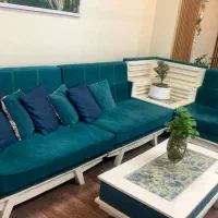 مبل ابی فیروزه ای