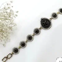 فروش دستبند طرح اشکی مشکی