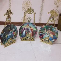 تندیس برنزی بشقاب درباری