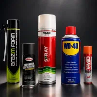 اسپری رنگ واکو،فوم پلی اورتان،wd40،قیر،انژکتورشور
