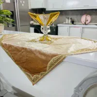 رومیزی و کتیبه کاردست مخصوص جهیزیه
