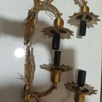 لوستر دیوار کوب برنجی