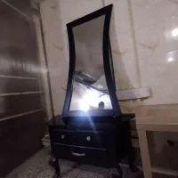آینه و کنسول چوبی کشودار