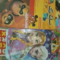 تعدادی کتاب داستانی کودکانه و پازل نو