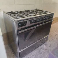 گاز فر دار  6 شعله و لباس شویی 6 کیلویی