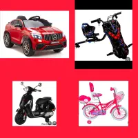 ارزانترین مرکز فروش دوچرخه و ماشین شارژی *منجی