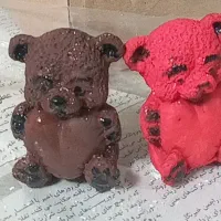 مجسمه سنگ مصنوعی خرس کوچک