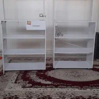 ویترین ام دی اف و صندلی تلفن