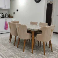 ناهار خوری شش نفره با کاور