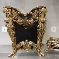 ست سطل آشغال و جا دستمال کاغذی