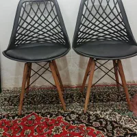 صندلی پایه چوبی