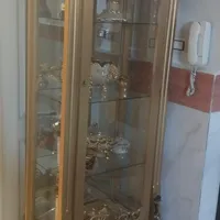 بوفه چوبی طلایی