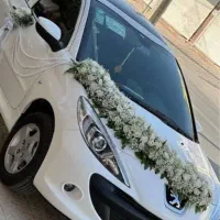 تزئین ماشین عروس با اف ویژه طرح ازدواج اسان