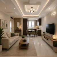 آپارتمان۵۸متر/تراورتن/پارکینگ سندی/تراورتن/کم واحد