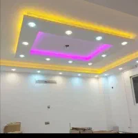 طراحی و اجرای سقف کاذب رابیتس، لاین نوری و نما