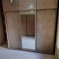 کمد لباس ۳ درب ریلی ۶ تیکه .۶ کشویی