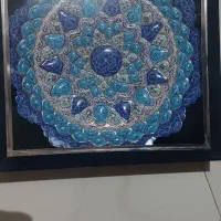 بشقاب  مینا کاری