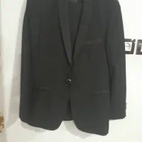 دو دست کت شلوار نو سرمه ای و مشکی