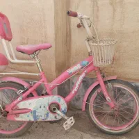 دوچرخه سایز۱۶صورتی دخترونه