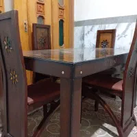میز نهار خوری چهار نفره بزرگ