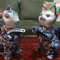 پارچ چینی قلم آبی
